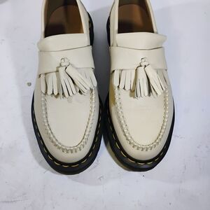 Dr. Martens Cream Tassel Loafers